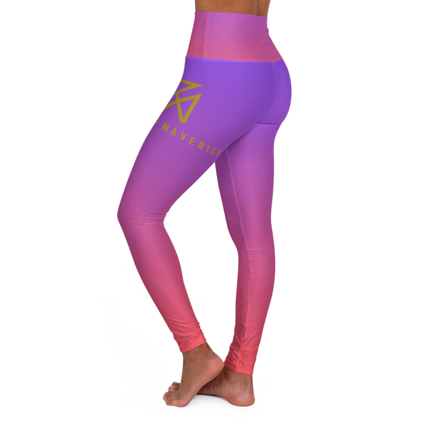 High Waisted Gradient Yoga Leggings for Active Women - Perfect for Fitness & Wellness