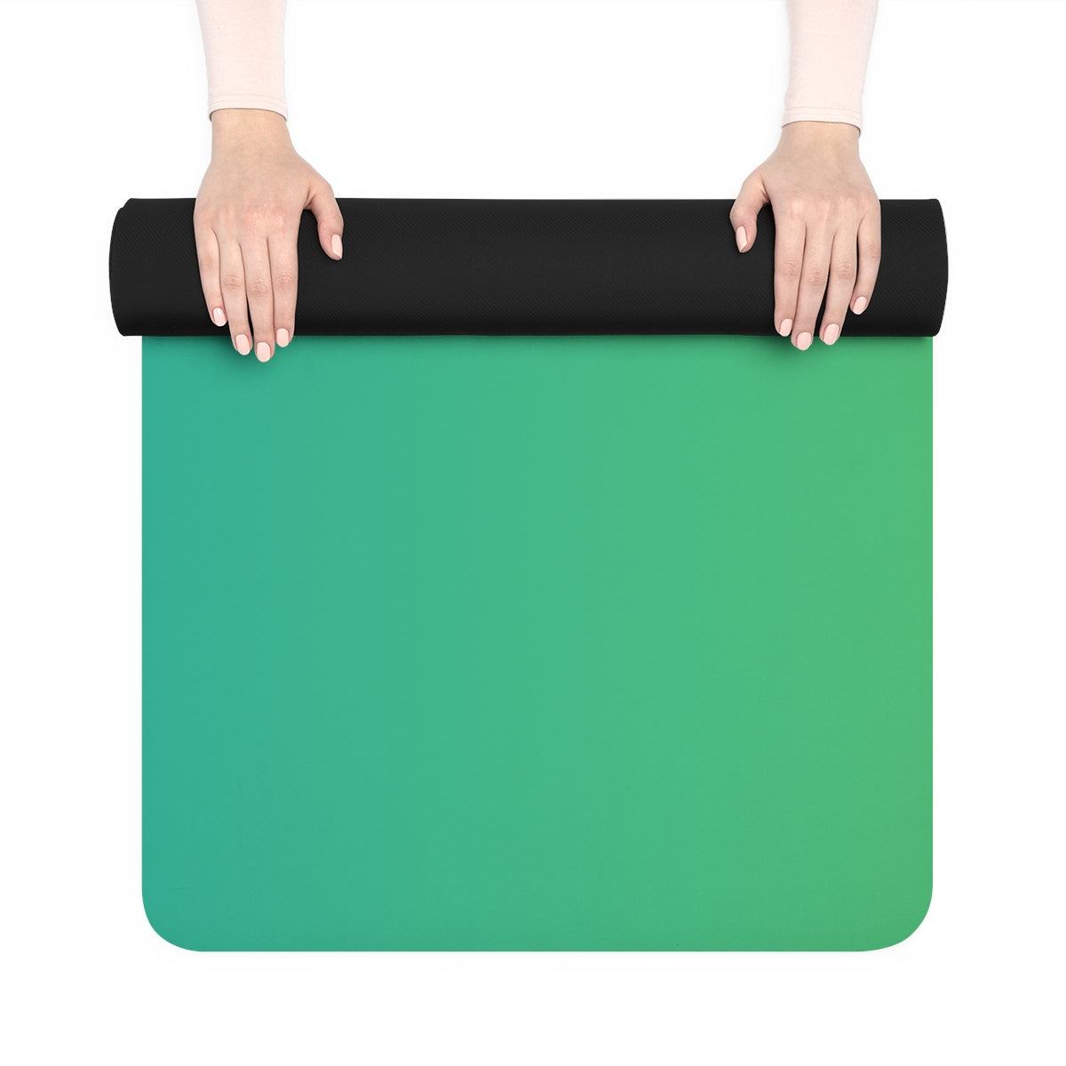 Rubber yoga mat