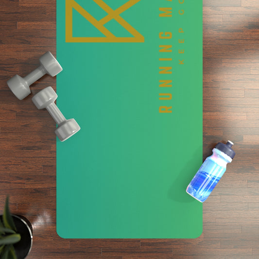 Rubber yoga mat